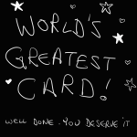 6 x World's Greatest Card