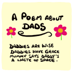 6 x A Poem About Dads