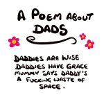 6 x A Poem About Dads